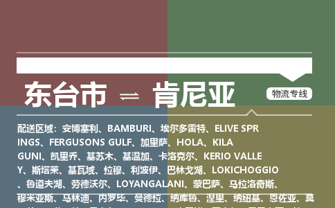 东台市到肯尼亚物流专线-东台市至肯尼亚货运公司-全境直达运输